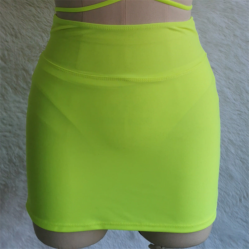 New Three Piece Swimsuit Women Dress Printed Bikini Sexy Split Swimsuit Bella Mia